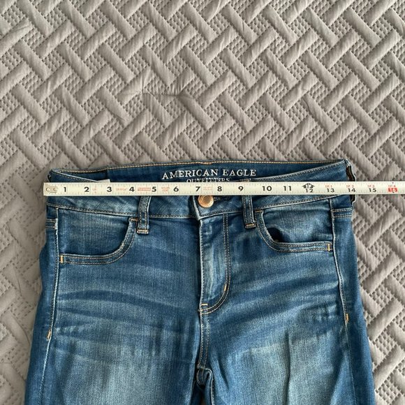 American Eagle Light Blue Super Stretch X Jeggings - Picture 7 of 8